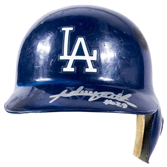 Adrian Beltre Game Used & Signed Early Career Los Angeles Dodgers Batting Helmet (Dodgers COA)
